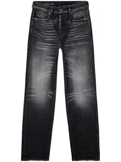 Diesel D-ark 09l50 Straight Jeans In Black