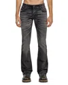 Diesel Bootcut Jeans In Black/denim