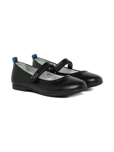 Diesel D-balwe Strap Ballerinas In Black