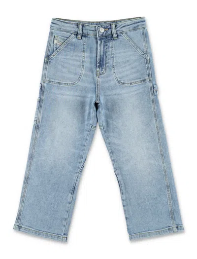 Diesel D-bart Kids Jeans In Blue