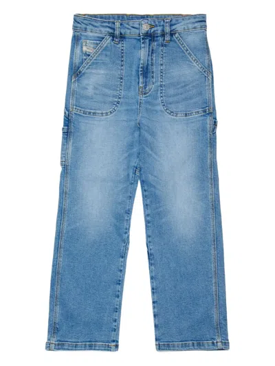 Diesel Kids' D-bart-j Pocket Jeans In Blue