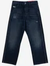 Diesel D-bart-j Stretch Cotton Jeans In Blue