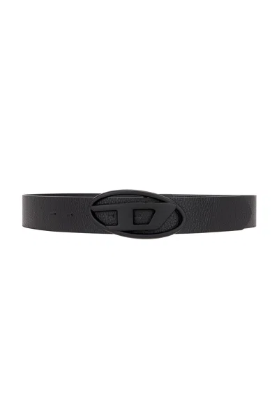 Diesel D Belt In Black