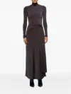 Diesel D-blos Midi Dress In Burgundy