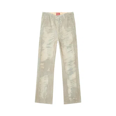 Pre-owned Diesel D-boix-fsg1 Trousers 'grey' | Men's Size 36 In Gray