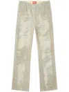 Diesel Relaxed Jeans In Grau