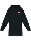 Diesel D-boxt Cotton Hoodie Dress In 9xx