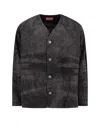 Diesel D-boy-fsh1 Denim Jacket In Gray