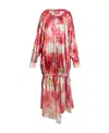 Diesel D-cabir Floral-print Maxi Dress In Pink
