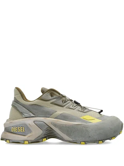 DIESEL D-CAGE RUNNER LACE-UP CHUNKY SNEAKERS