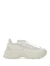 Diesel "caged" Chunky Sole Sneaker Runner In White