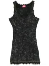 Diesel D-certa Mini Dress In Black