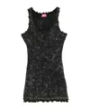 Diesel D-certa Mini Dress In Black