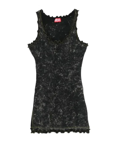 Diesel D-certa Mini Dress In Multicolor