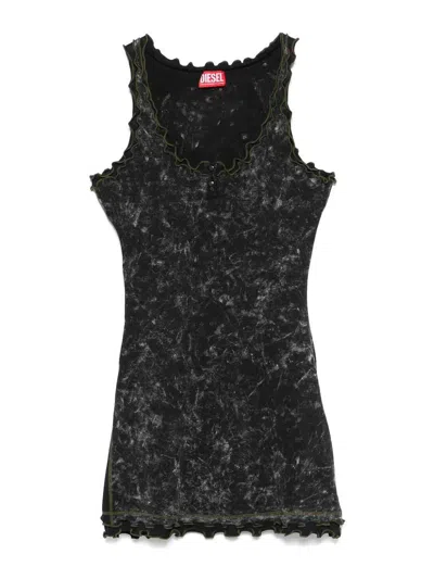 DIESEL `D-CERTA` MINI DRESS