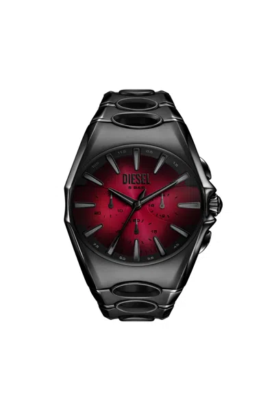 Diesel D-curve Black Stainless Steel Watch
