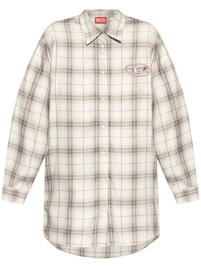 Diesel D-dalis-q1 Shirt Dress In 61ta