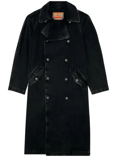 Diesel D-delirious-d Jeansmantel In Schwarz