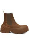 Diesel D-donald-chelsea Boots In Waxed Suede And Rubber In Multi