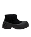 Diesel D-donald-chunky Ankle Boot With Lug Sole In Black