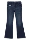 Diesel D-ebbey Cotton-blend Jeans In Blue