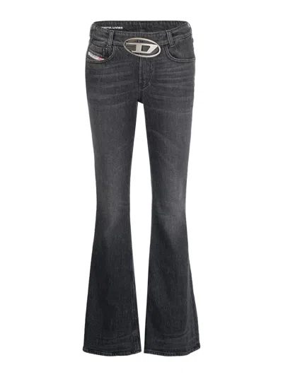 Diesel Jeans Boot-cut - Negro In Black