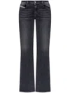 Diesel Straight Leg Trousers Five Pockets In Gray