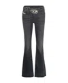 Diesel 1969 D-ebbey 09b90 Bootcut Jeans In Black