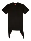 Diesel T-shirt Dress With Tie Front