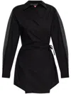 Diesel D Elphi Den Dress Woman In Black Cotton In Black