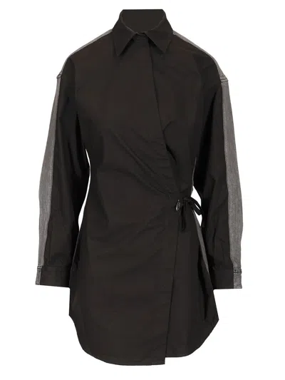 DIESEL D-ELPHI-DEN DRESSES BLACK