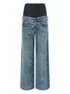 Diesel Stonewashed Cotton And Hemp Denim Jeans In Blue