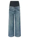 Diesel Stonewashed Cotton And Hemp Denim Jeans In Blue