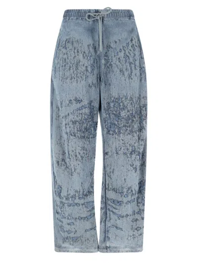 Diesel D-enimos Loose Jeans In Blue