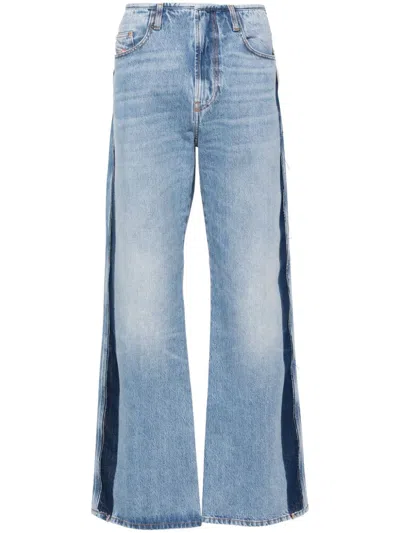 Diesel D-livery-s Straight Leg Jeans In Blue