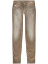 Diesel D-finitive 003ii 2023 Tapered-leg Jeans In Neutrals