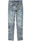 Diesel Regular Distressed Jeans 2023 D-finitive 09m04 In Blue