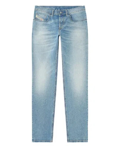Diesel Mens 01 2023 D-finitive Relaxed-fit Denim Jeans In Blue