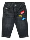 Diesel D-gale-b Jeans In Black