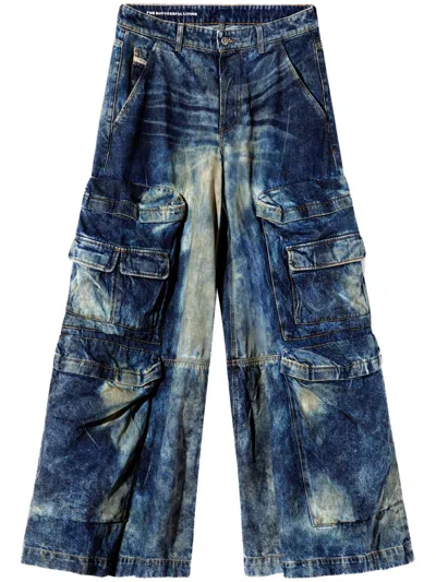 Diesel D-giappo Jeans In Navy