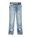 Diesel Bootcut Jeans D-ginna Blue Washed Effect In Blue