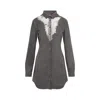 Diesel Abstract Print Asymmetric Hem Dress