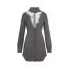 Diesel Abstract Print Asymmetric Hem Dress