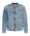 Diesel De-glory-s Denim Jacket In Blue