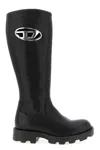 Diesel Black D-hammer Hb D W Tall Boots In Black