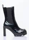 Diesel D-hammer Leather Boots In Black