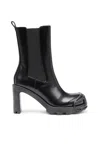 Diesel D-hammer Leather Boots In Black