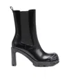 Diesel D-hammer Leather Boots In Black