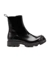 Diesel D-hammer Zip D Denim Ankle Boots In Black