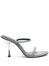 Diesel Heeled Mules In Crystal Denim In H1940
